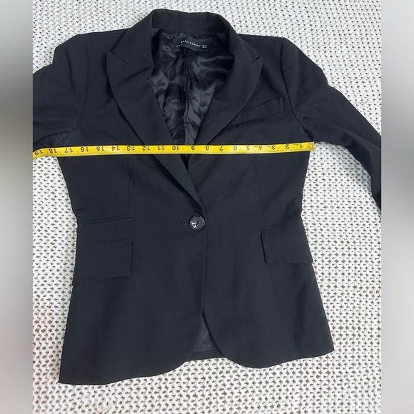 Zara Woman Tailored Slim Fit Blazer - Black - 4 - Picture 7 of 10